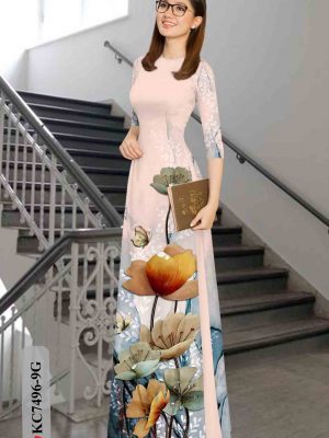 1603439522 586 Vai ao dai hoa in 3D thiet ke 2020 AD