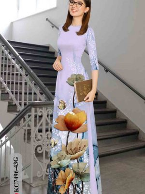 1603439523 110 Vai ao dai hoa in 3D thiet ke 2020 AD