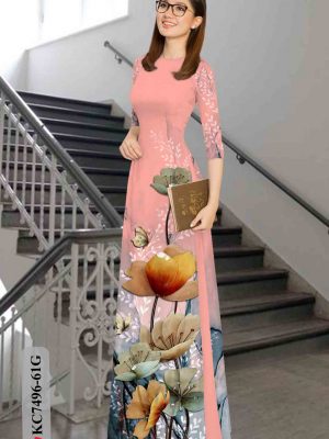1603439523 390 Vai ao dai hoa in 3D thiet ke 2020 AD