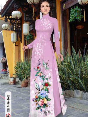 Vải áo dài hoa in 3D kiểu mới AD GH7490 18 1603439960 403 Vai ao dai hoa in 3D kieu moi AD GH7490