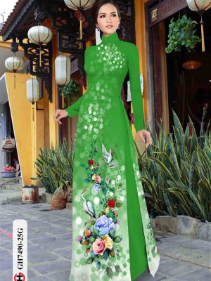 Vải áo dài hoa in 3D kiểu mới AD GH7490 17 1603439960 5 Vai ao dai hoa in 3D kieu moi AD GH7490