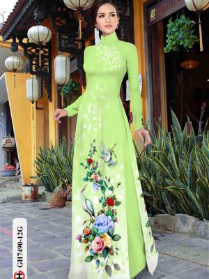 Vải áo dài hoa in 3D kiểu mới AD GH7490 16 1603439960 610 Vai ao dai hoa in 3D kieu moi AD GH7490