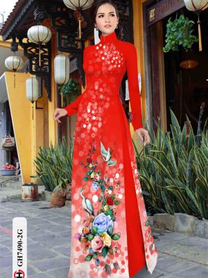 Vải áo dài hoa in 3D kiểu mới AD GH7490 20 1603439961 993 Vai ao dai hoa in 3D kieu moi AD GH7490