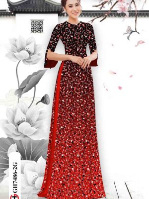 Vải áo dài hoa nhí thiết kế 2020 AD GH7486 20 1603440094 768 Vai ao dai hoa nhi thiet ke 2020 AD GH7486