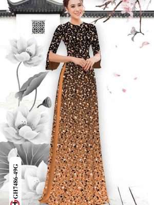 Vải áo dài hoa nhí thiết kế 2020 AD GH7486 22 1603440094 987 Vai ao dai hoa nhi thiet ke 2020 AD GH7486