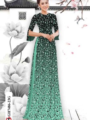 Vải áo dài hoa nhí thiết kế 2020 AD GH7486 28 1603440096 70 Vai ao dai hoa nhi thiet ke 2020 AD GH7486
