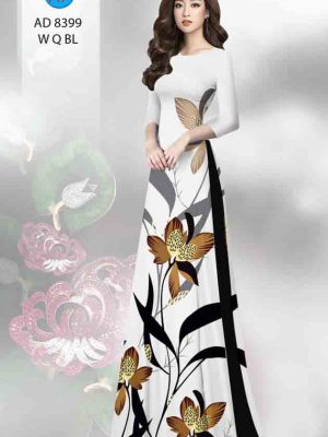 1603440236 28 Vai ao dai hoa in 3D thiet ke 2020 AD