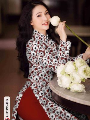 Vải áo dài hoa đều kiểu mới AD GH7495 19 1603440531 534 Vai ao dai hoa deu kieu moi AD GH7495