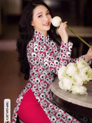 Vải áo dài hoa đều kiểu mới AD GH7495 25 1603440532 558 Vai ao dai hoa deu kieu moi AD GH7495