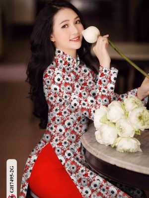 Vải áo dài hoa đều kiểu mới AD GH7495 22 1603440532 578 Vai ao dai hoa deu kieu moi AD GH7495