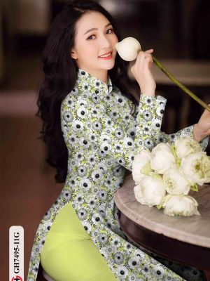 Vải áo dài hoa đều kiểu mới AD GH7495 27 1603440533 653 Vai ao dai hoa deu kieu moi AD GH7495