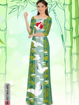 Vải áo dài hạc và trúc kiểu mới AD HT7493 21 1603441205 592 Vai ao dai hac va truc kieu moi AD HT7493