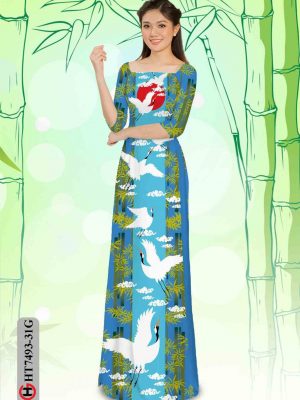 Vải áo dài hạc và trúc kiểu mới AD HT7493 23 1603441205 807 Vai ao dai hac va truc kieu moi AD HT7493