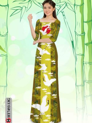Vải áo dài hạc và trúc kiểu mới AD HT7493 28 1603441207 247 Vai ao dai hac va truc kieu moi AD HT7493