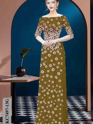 Vải áo dài hoa in 3D mới ra AD KC7497 22 1603441330 519 Vai ao dai hoa in 3D moi ra AD KC7497