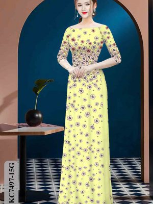 Vải áo dài hoa in 3D mới ra AD KC7497 23 1603441330 987 Vai ao dai hoa in 3D moi ra AD KC7497