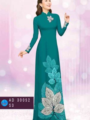 Vải áo dài in hình lá kiểu mới AD 30052 23 1603694506 68 Vai ao dai in hinh la kieu moi AD 30052