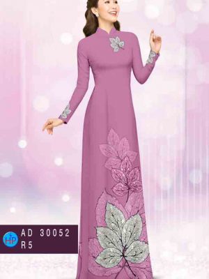 Vải áo dài in hình lá kiểu mới AD 30052 27 1603694507 550 Vai ao dai in hinh la kieu moi AD 30052