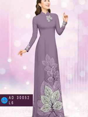 Vải áo dài in hình lá kiểu mới AD 30052 34 1603694508 573 Vai ao dai in hinh la kieu moi AD 30052