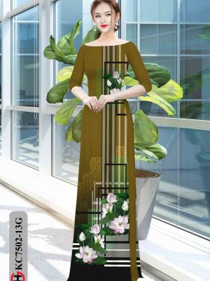 1603695518 455 Vai ao dai hoa sen kieu moi AD KC7502