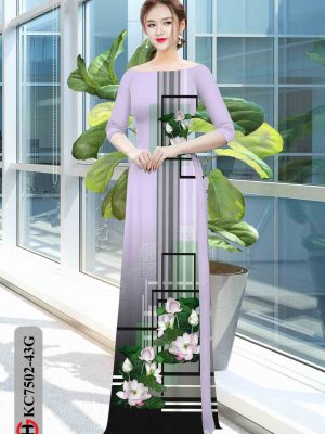 1603695519 606 Vai ao dai hoa sen kieu moi AD KC7502