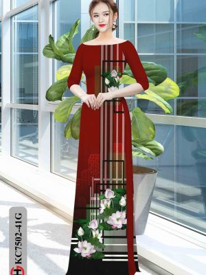 1603695519 865 Vai ao dai hoa sen kieu moi AD KC7502