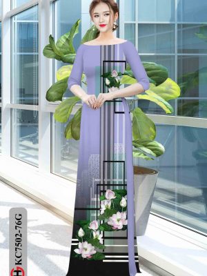 1603695521 409 Vai ao dai hoa sen kieu moi AD KC7502