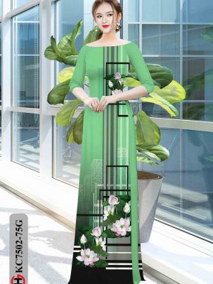 1603695521 62 Vai ao dai hoa sen kieu moi AD KC7502