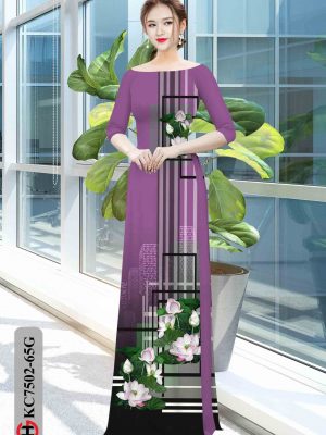 1603695521 70 Vai ao dai hoa sen kieu moi AD KC7502