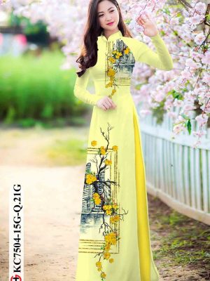 Vải áo dài hoa mai thiết kế 2020 AD KC7504 18 1603696054 238 Vai ao dai hoa mai thiet ke 2020 AD KC7504