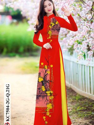 Vải áo dài hoa mai thiết kế 2020 AD KC7504 21 1603696054 416 Vai ao dai hoa mai thiet ke 2020 AD KC7504