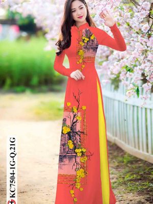 Vải áo dài hoa mai thiết kế 2020 AD KC7504 19 1603696054 487 Vai ao dai hoa mai thiet ke 2020 AD KC7504