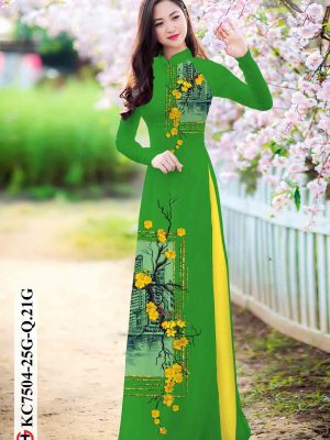 Vải áo dài hoa mai thiết kế 2020 AD KC7504 23 1603696055 631 Vai ao dai hoa mai thiet ke 2020 AD KC7504
