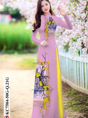 Vải áo dài hoa mai thiết kế 2020 AD KC7504 30 1603696056 378 Vai ao dai hoa mai thiet ke 2020 AD KC7504