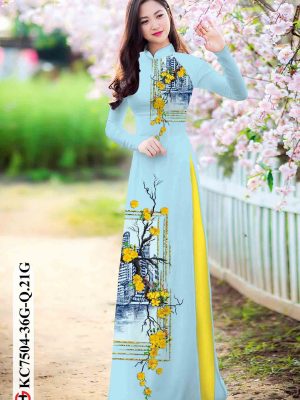 Vải áo dài hoa mai thiết kế 2020 AD KC7504 26 1603696056 642 Vai ao dai hoa mai thiet ke 2020 AD KC7504