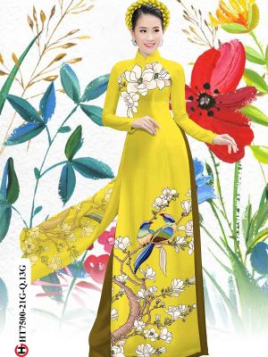 Vải áo dài hoa in 3D mới ra AD HT7500 19 1603696288 448 Vai ao dai hoa in 3D moi ra AD HT7500