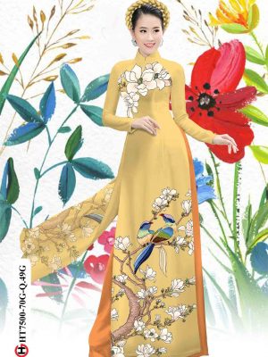 Vải áo dài hoa in 3D mới ra AD HT7500 24 1603696289 326 Vai ao dai hoa in 3D moi ra AD HT7500