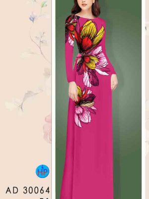 Vải áo dài hoa in 3D mới ra AD 30064 20 1603698134 498 Vai ao dai hoa in 3D moi ra AD 30064