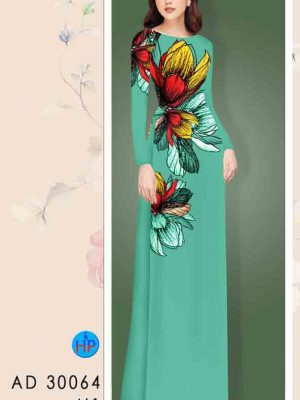 Vải áo dài hoa in 3D mới ra AD 30064 25 1603698135 32 Vai ao dai hoa in 3D moi ra AD 30064