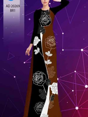Vải áo dài hoa hồng kiểu mới AD 20269 21 1603698697 862 Vai ao dai hoa hong kieu moi AD 20269