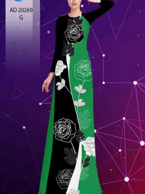 Vải áo dài hoa hồng kiểu mới AD 20269 25 1603698698 450 Vai ao dai hoa hong kieu moi AD 20269