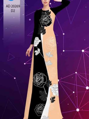 Vải áo dài hoa hồng kiểu mới AD 20269 27 1603698698 470 Vai ao dai hoa hong kieu moi AD 20269