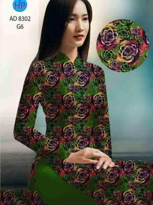 Vải áo dài hoa hồng đều mới ra AD 8302 24 1603698925 447 Vai ao dai hoa hong deu moi ra AD 8302