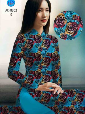 Vải áo dài hoa hồng đều mới ra AD 8302 31 1603698926 316 Vai ao dai hoa hong deu moi ra AD 8302
