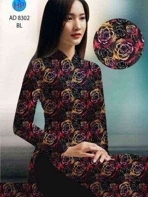 Vải áo dài hoa hồng đều mới ra AD 8302 28 1603698926 573 Vai ao dai hoa hong deu moi ra AD 8302