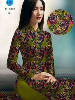 Vải áo dài hoa hồng đều mới ra AD 8302 26 1603698926 70 Vai ao dai hoa hong deu moi ra AD 8302