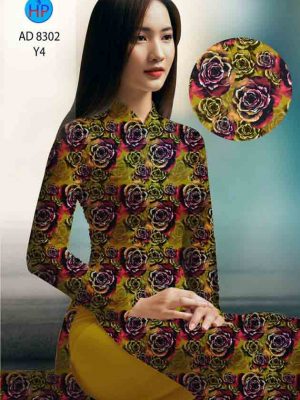 Vải áo dài hoa hồng đều mới ra AD 8302 29 1603698926 719 Vai ao dai hoa hong deu moi ra AD 8302
