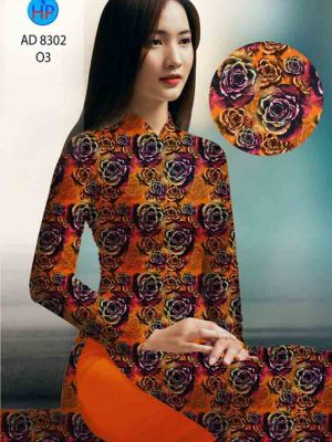 Vải áo dài hoa hồng đều mới ra AD 8302 33 1603698927 990 Vai ao dai hoa hong deu moi ra AD 8302