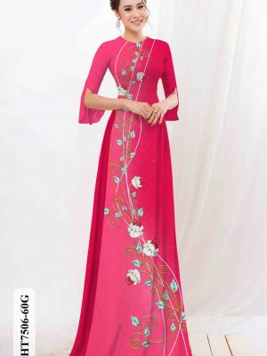 Vải áo dài hoa in 3D thiết kế 2020 AD HT7506 18 1603784464 396 Vai ao dai hoa in 3D thiet ke 2020 AD