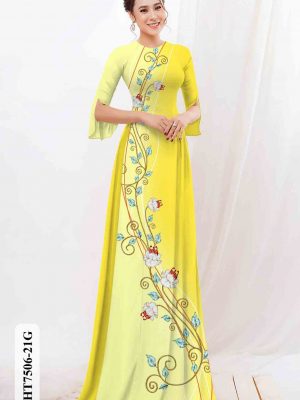 Vải áo dài hoa in 3D thiết kế 2020 AD HT7506 17 1603784464 515 Vai ao dai hoa in 3D thiet ke 2020 AD